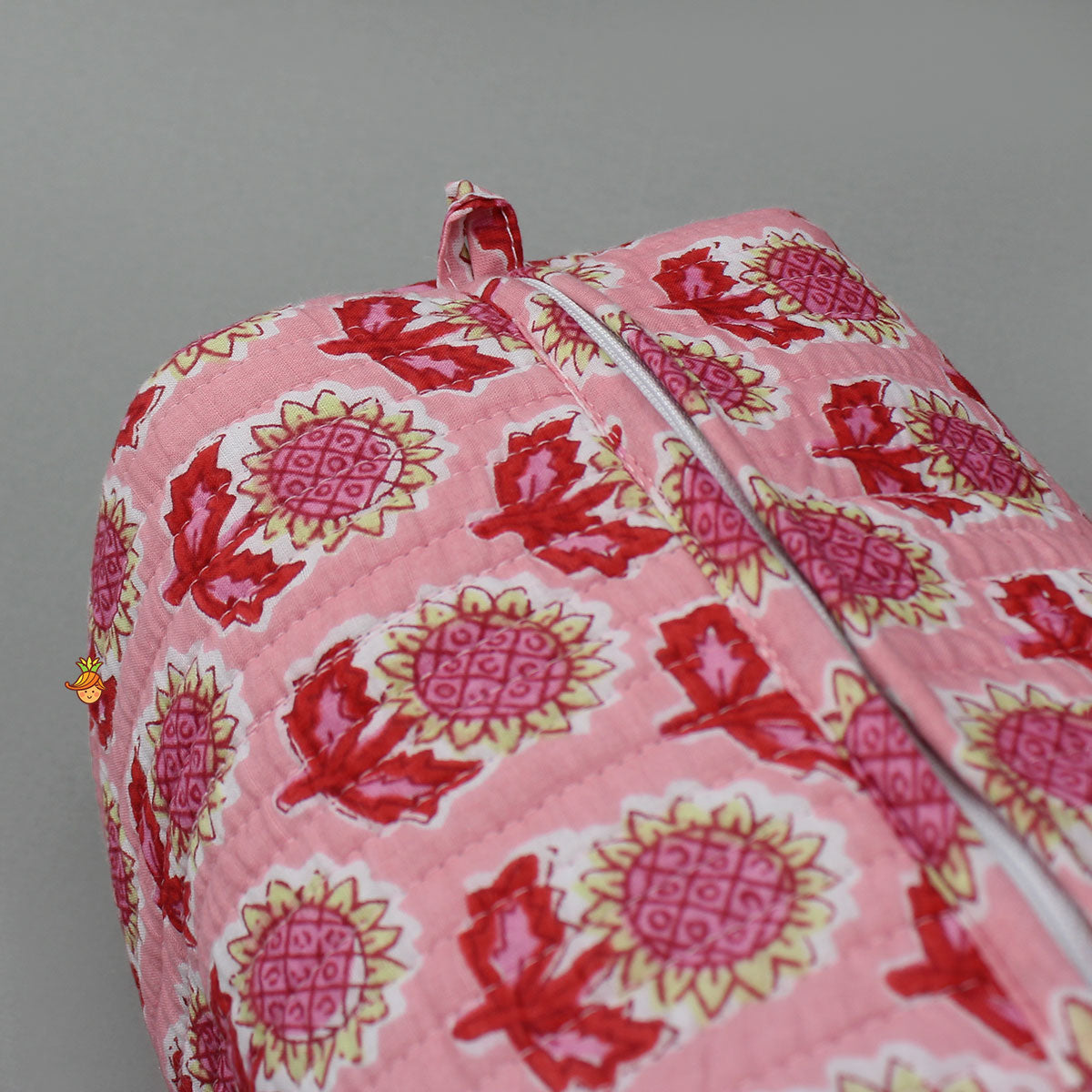Block Printed Pouch Bags - Set Of 3