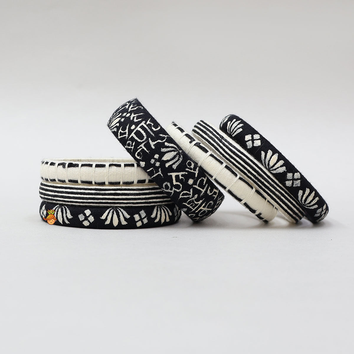 Charming Hand-Painted Bangles