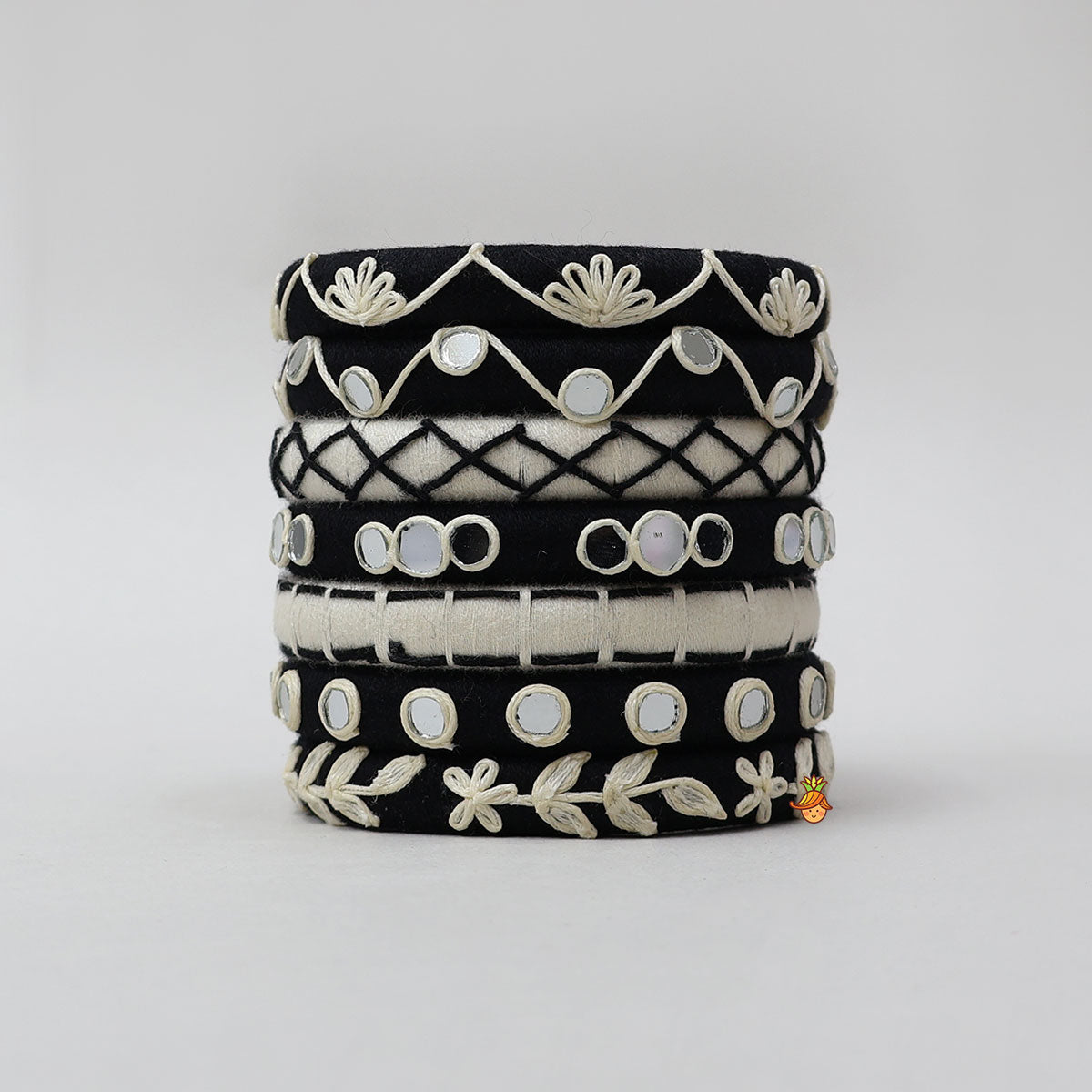Charming Mirror Work Bangles