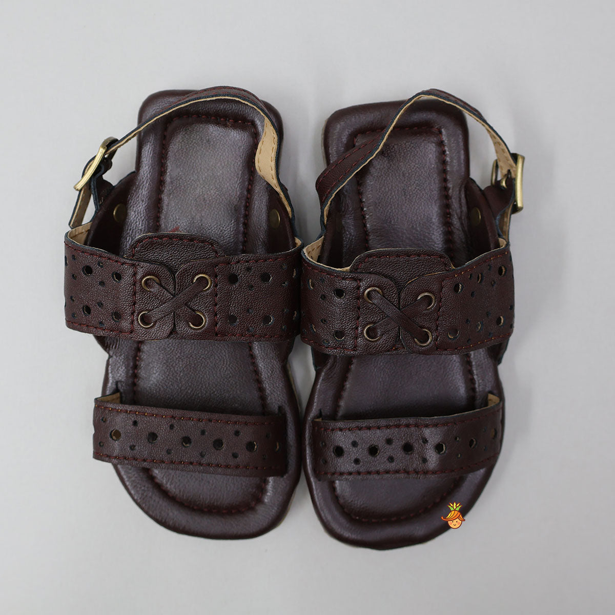 Double-Strap Buckled Ethnic Flats