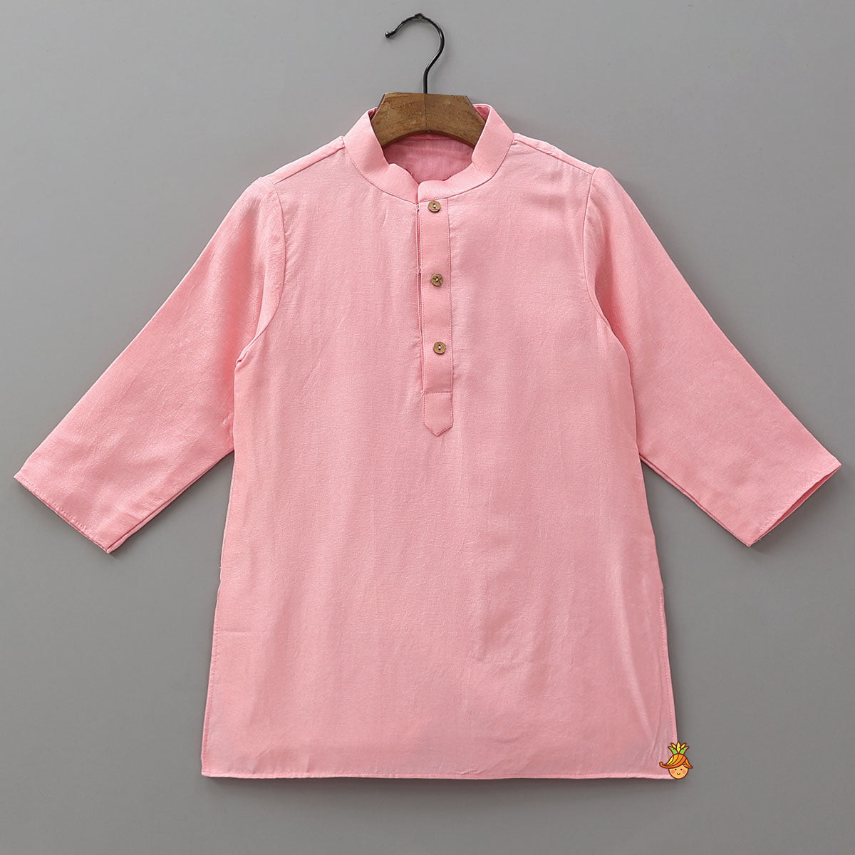 Ethnic Kurta With Floral Hand Embroidered Jacket And Pyjama