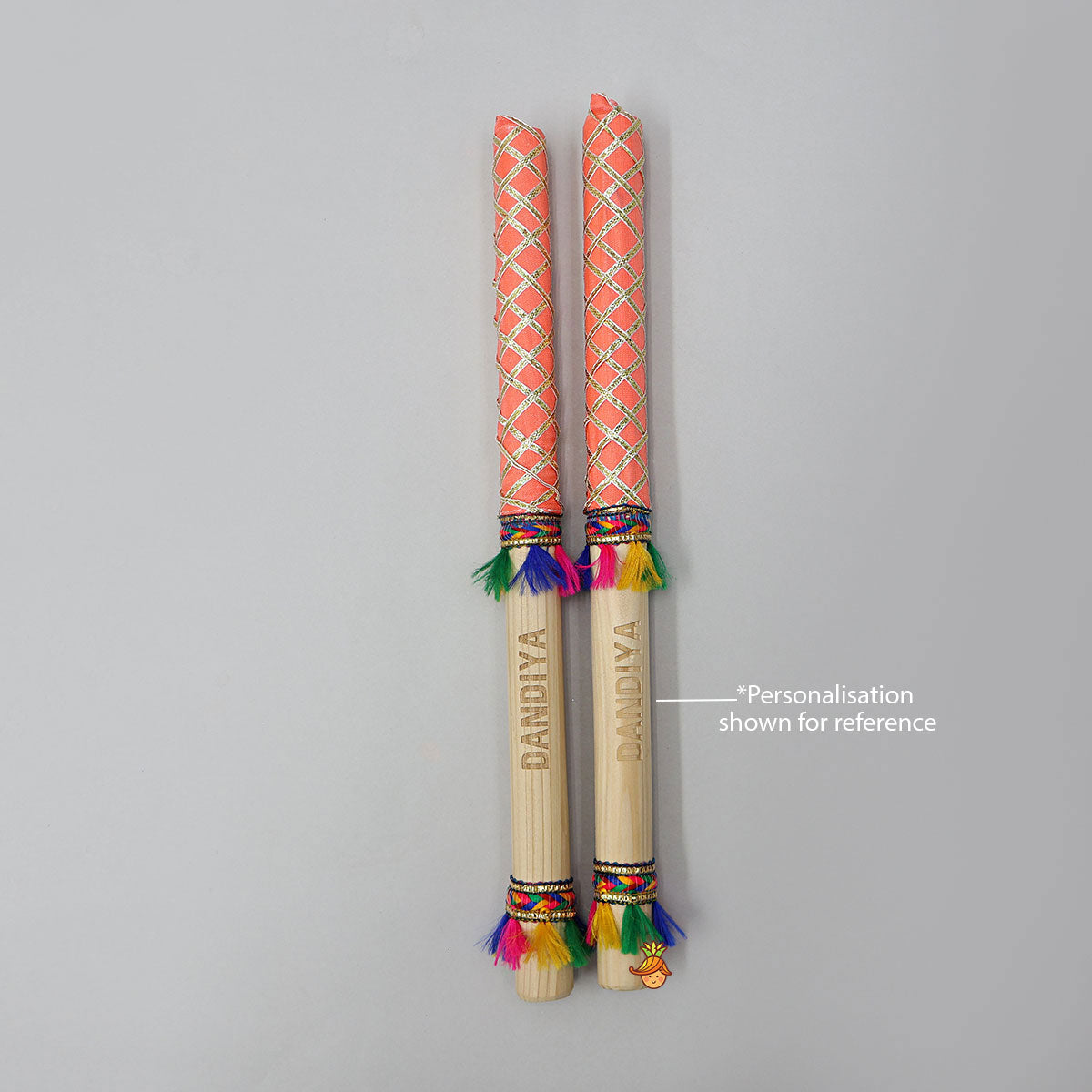 Traditional Festive Name Personalizable Dandiya Sticks