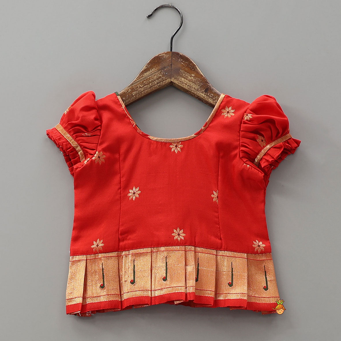 Festive Peplum Top With Bodice Skirt