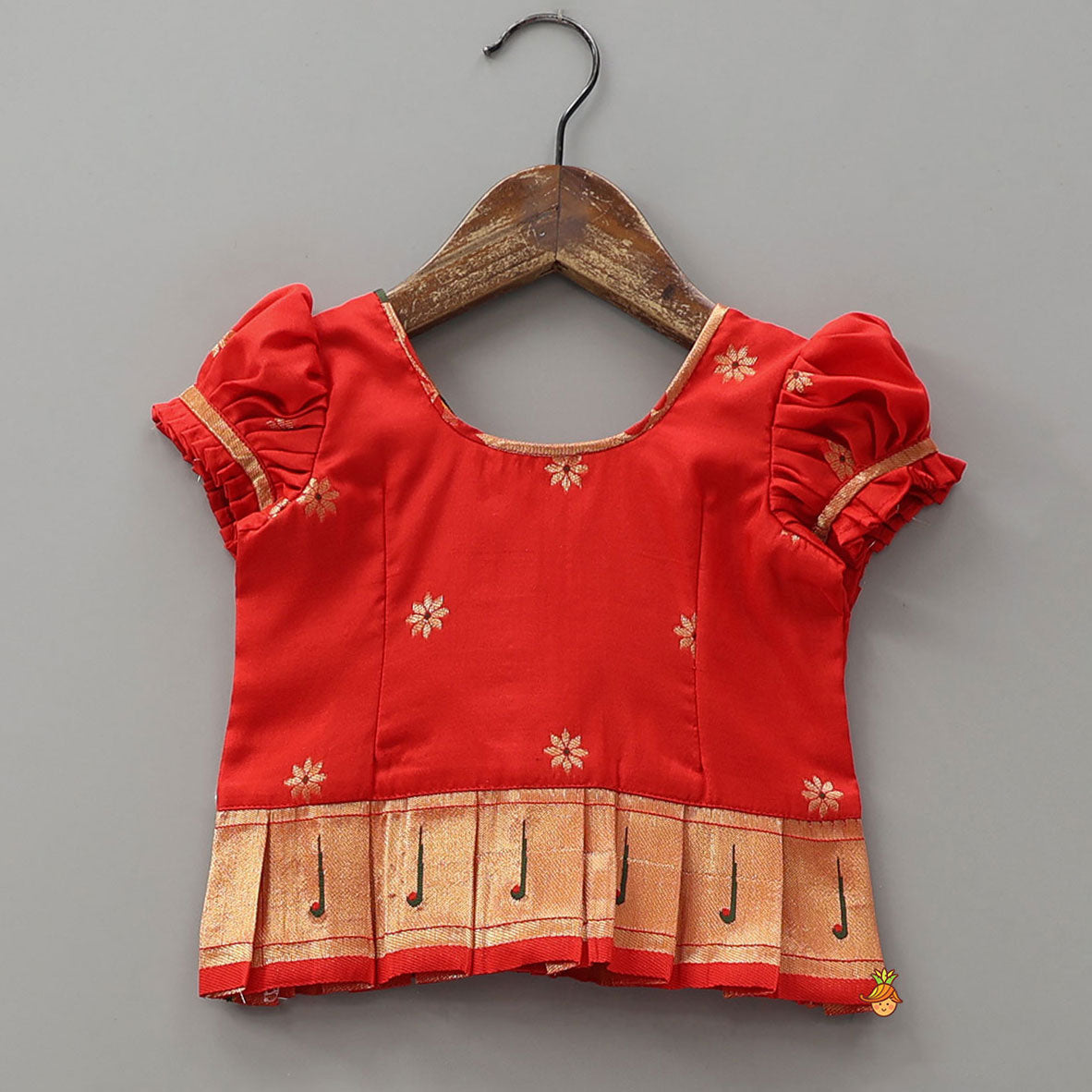 Festive Peplum Top With Bodice Skirt