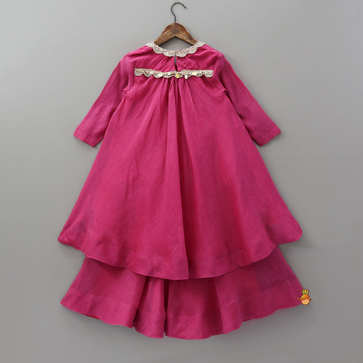 High Low Stylish Kurti And Lehenga