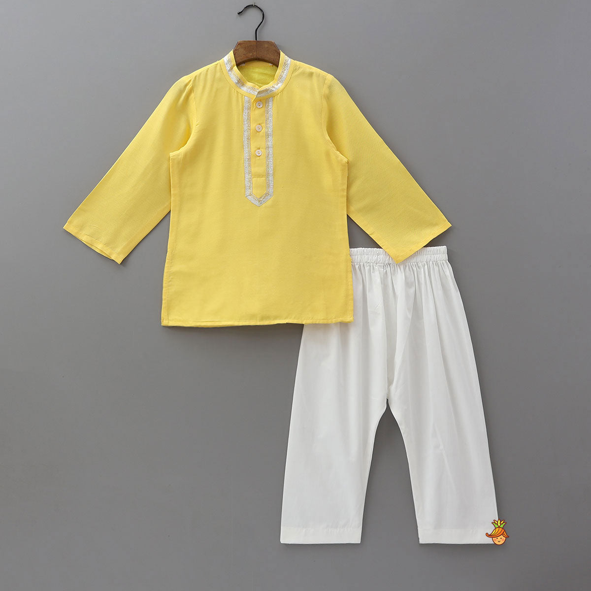 Timeless Front Placket Kurta And Pyjama