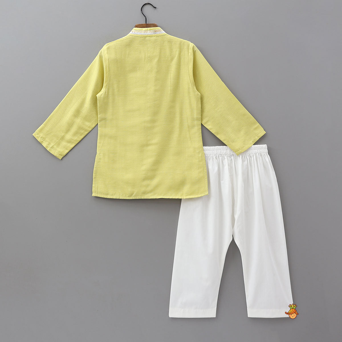 Traditional Front Placket Kurta And Pyjama