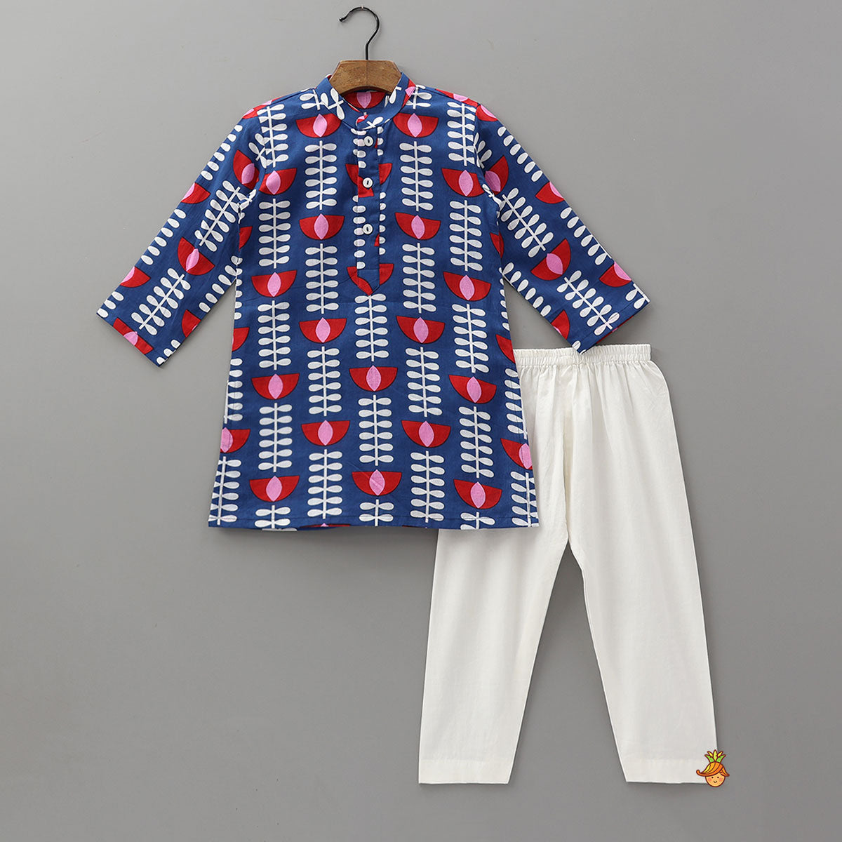 Cotton Printed Kurta And Pyjama