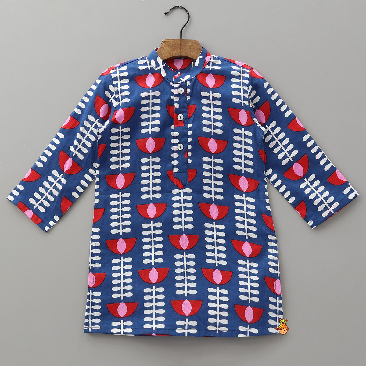 Cotton Printed Kurta And Pyjama
