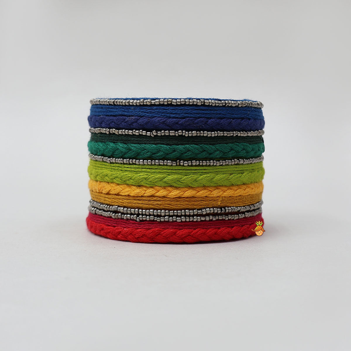 Bead Embellished Braided Bangles