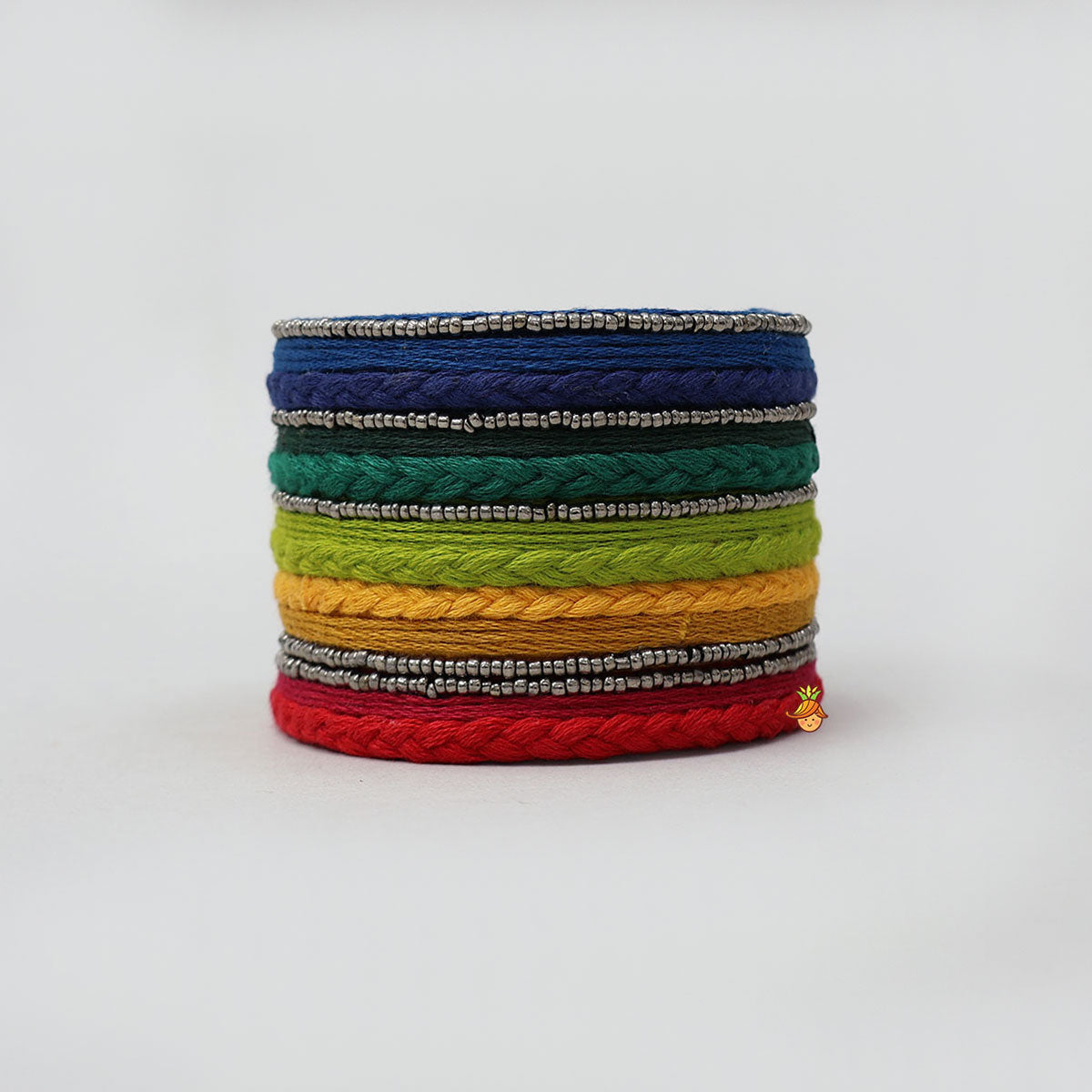 Bead Embellished Braided Bangles