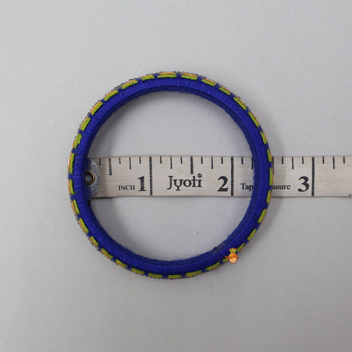 Mirror Embellished Thread Bangles