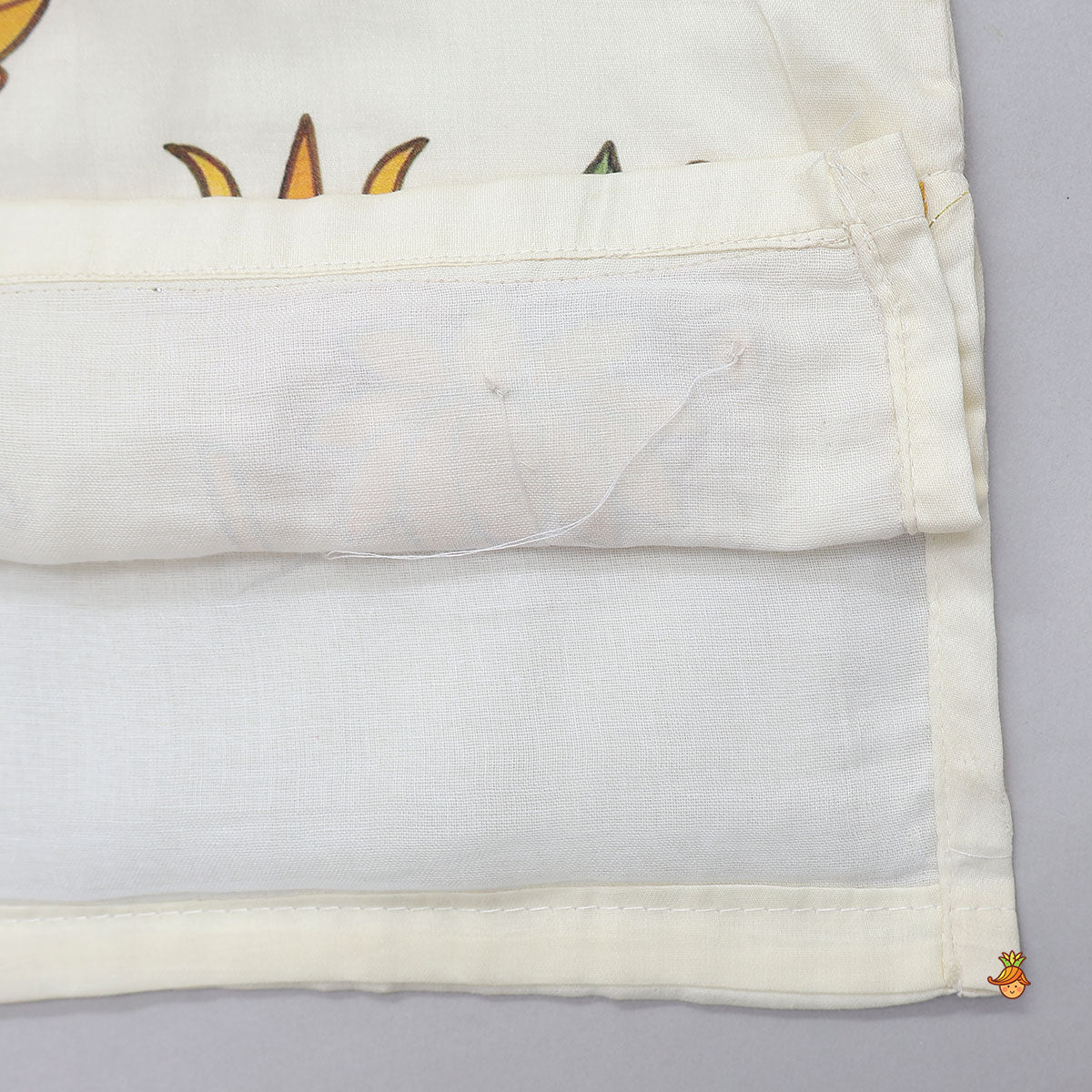 Religious Motif Printed Cotton Kurta And Pyjama