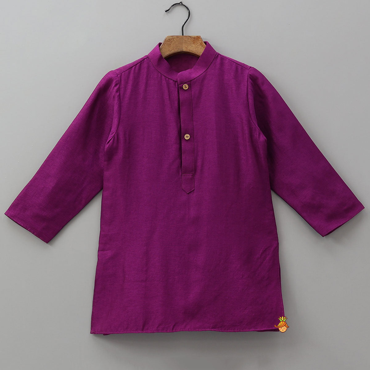 Front Placket Kurta With Gota Leaf Work Jacket And Pyjama