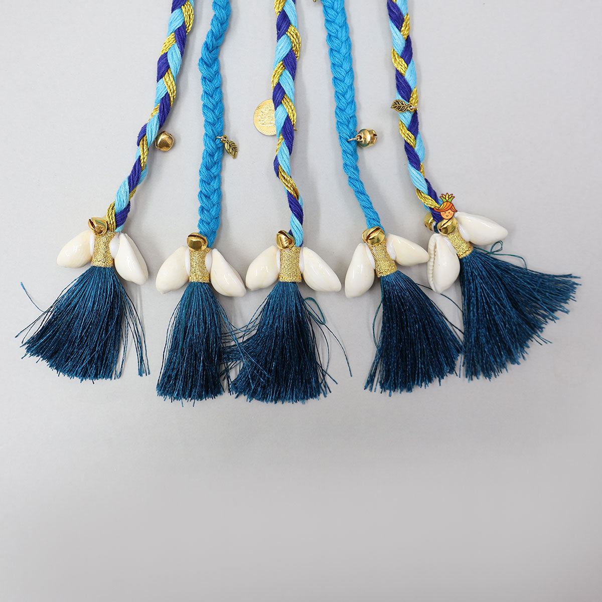 Stunning Braided Tassel Hair Tie Parandi