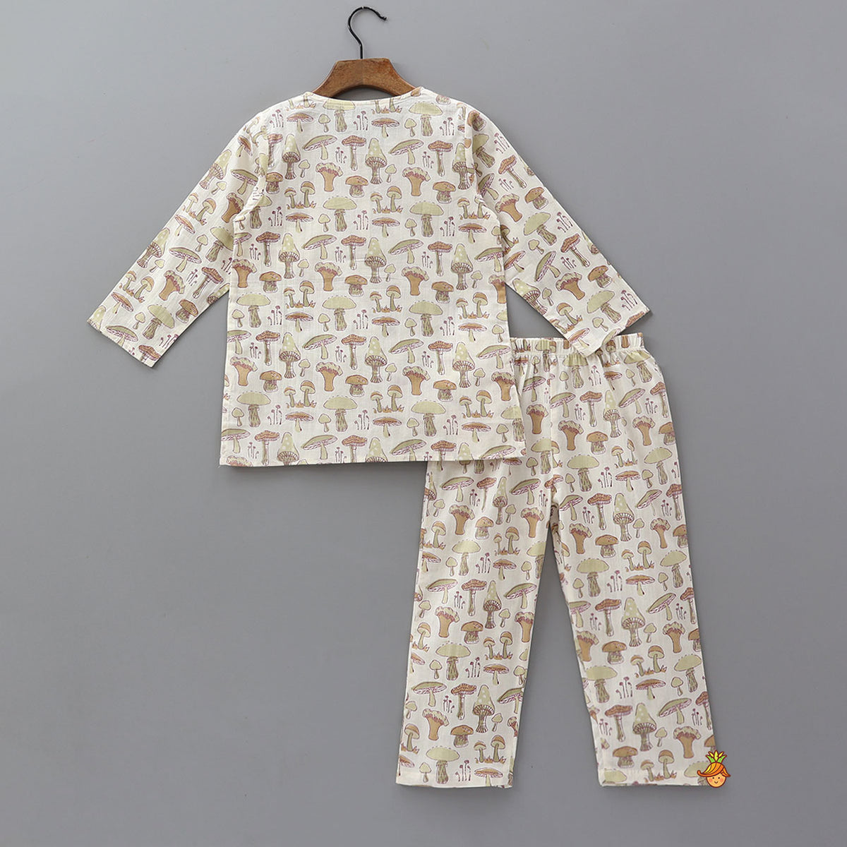Mushroom Motif All Over Printed Sleepwear