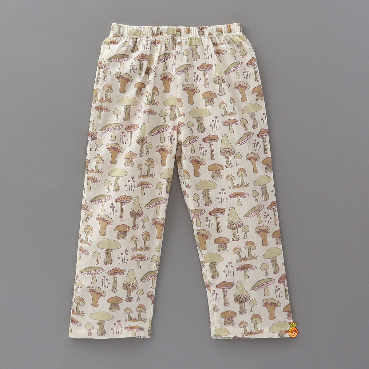 Mushroom Motif All Over Printed Sleepwear