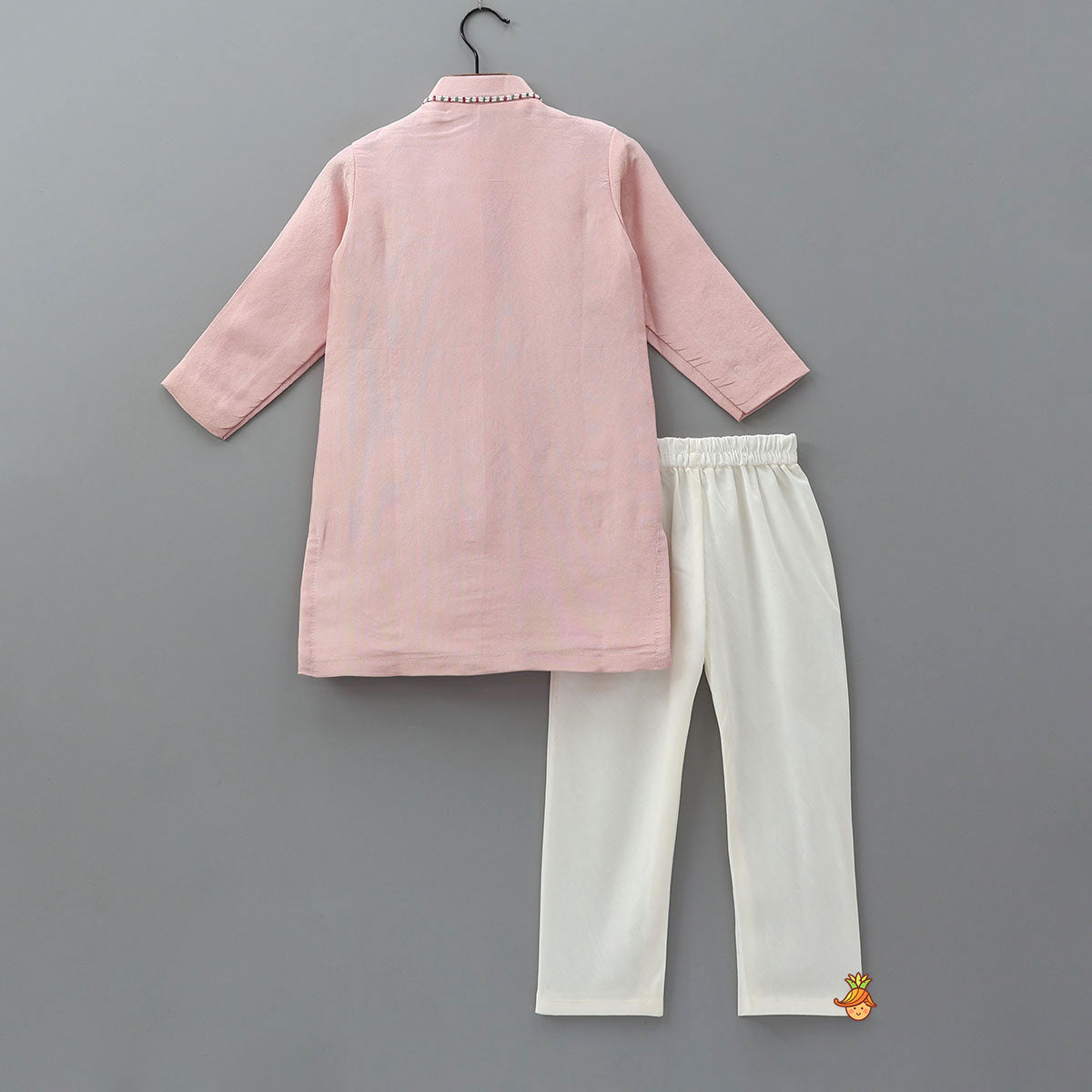 Beads Embroidered Shimmer Kurta And Pyjama