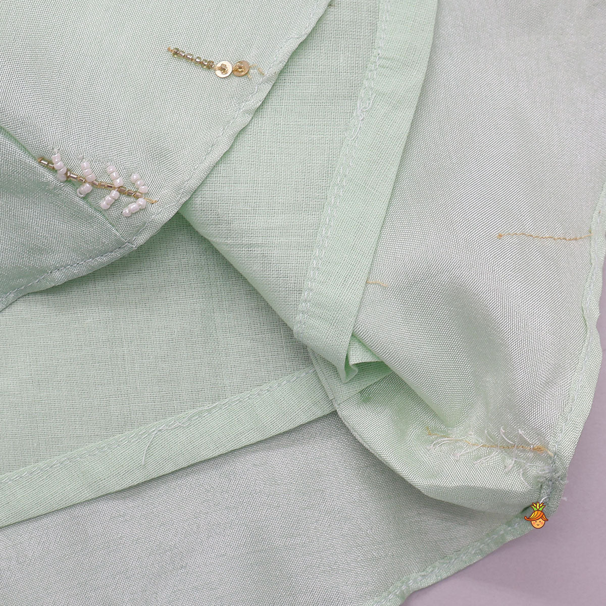 Ruffle Detail Kurti And Sharara With Coordinated Dupatta