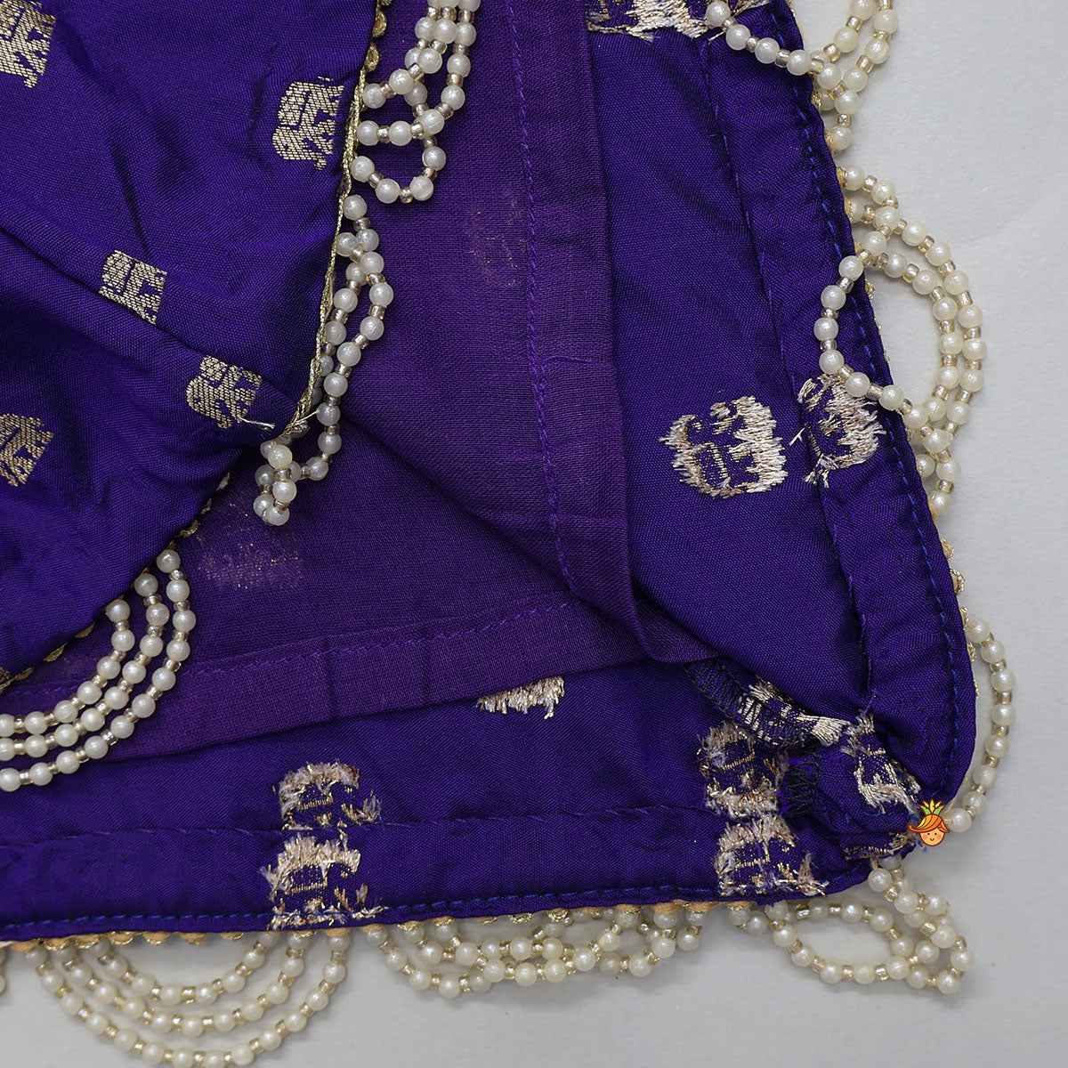 Lace Detailed Yoke Kurti And Sharara With Dupatta