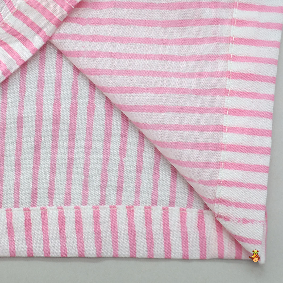 Striped Printed Floral Sleepwear