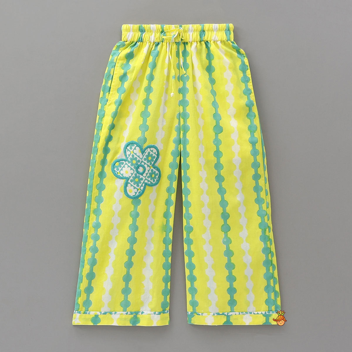 Floral Applique Work Sleepwear