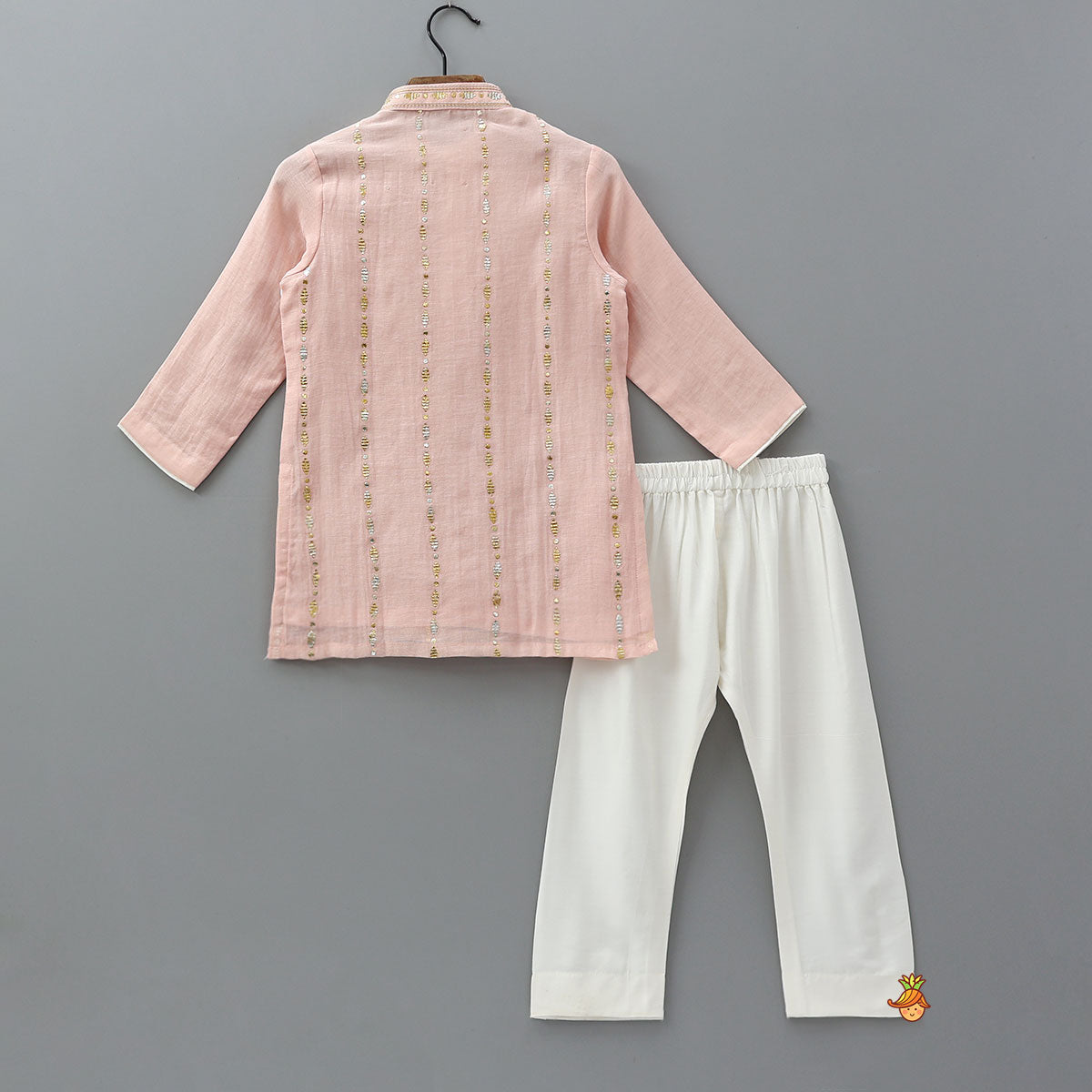 Front Placket Traditional Kurta And Pyjama
