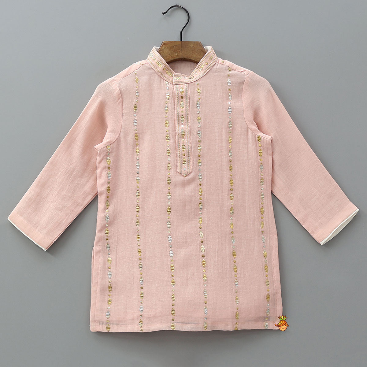 Front Placket Traditional Kurta And Pyjama