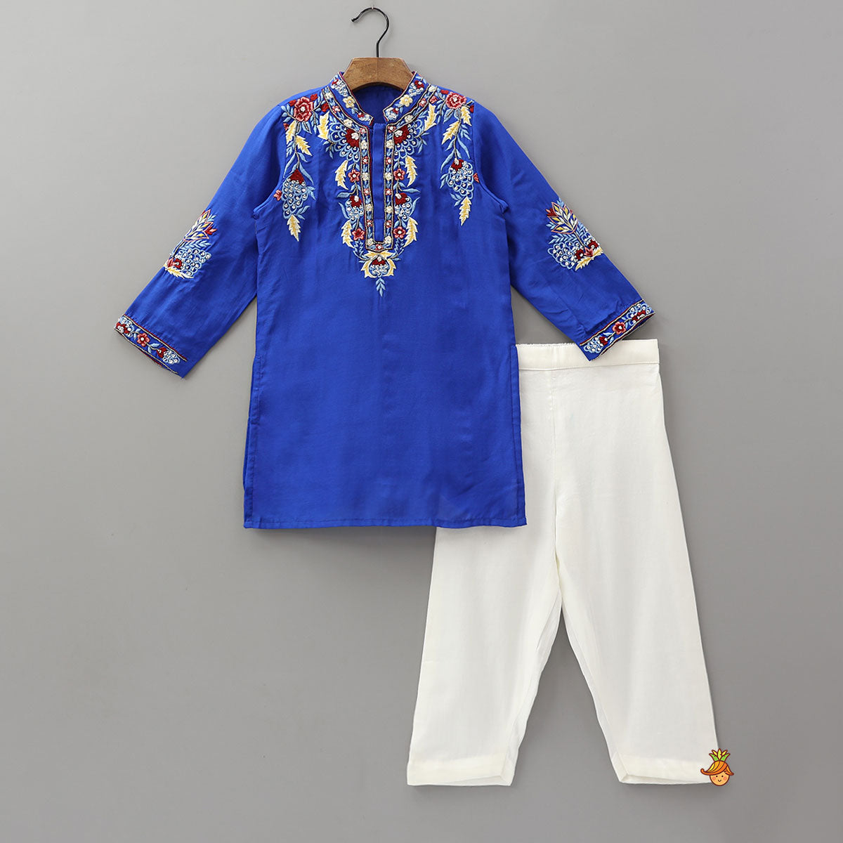 Exquisite Embroidered Kurta And Pyjama