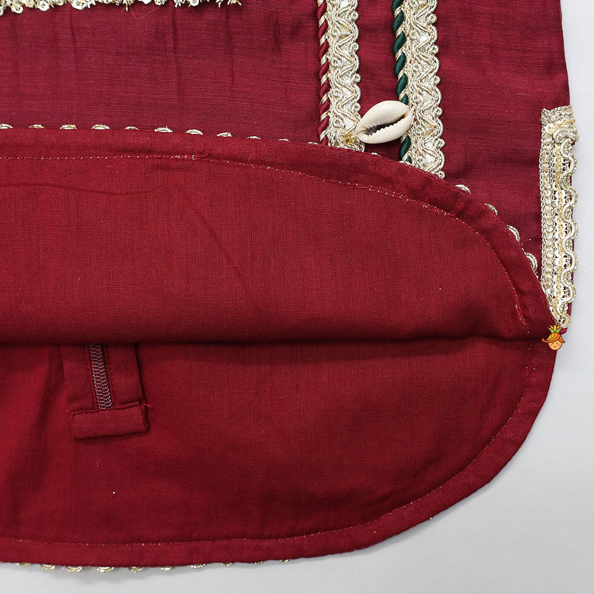 Lace Detailed Beautiful Kurti And Sharara With Dupatta