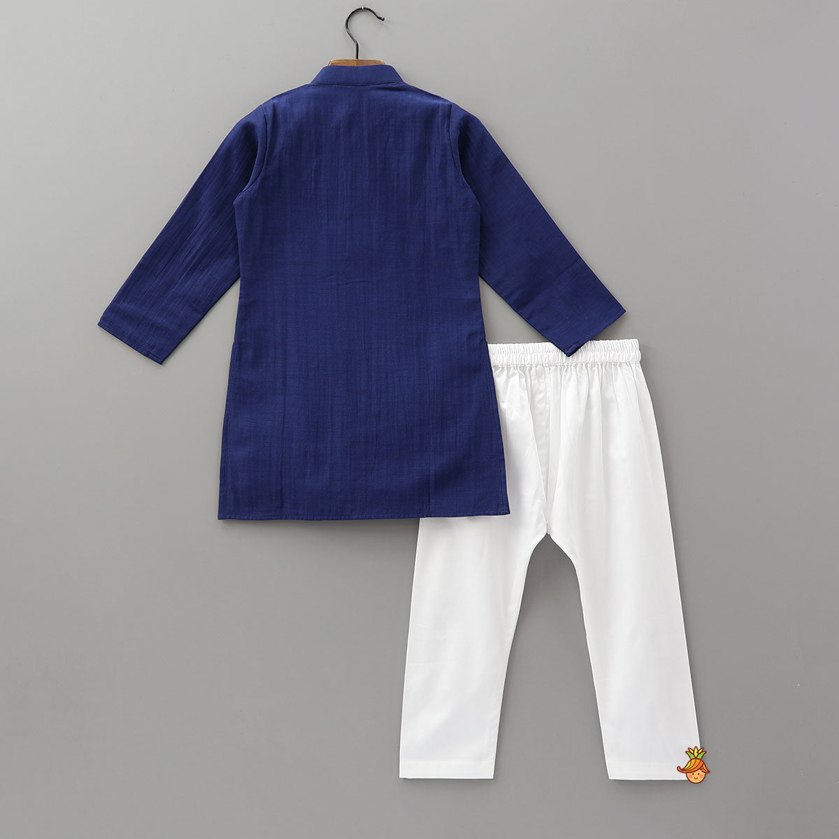 Contrasting Patchwork Kurta And Pyjama