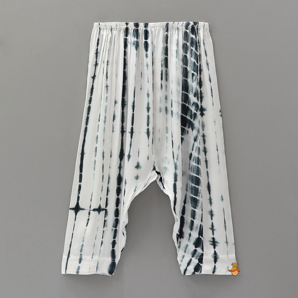 Tie Dye Shibori Printed Kurta And Pathani Style Pant