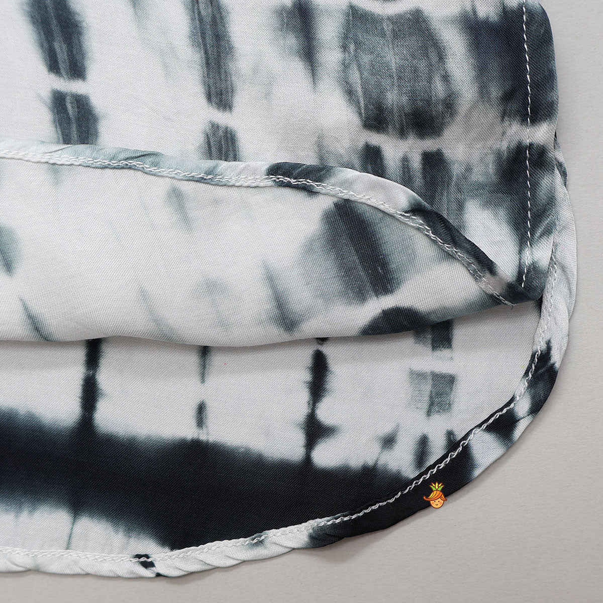 Tie Dye Shibori Printed Kurta And Pathani Style Pant
