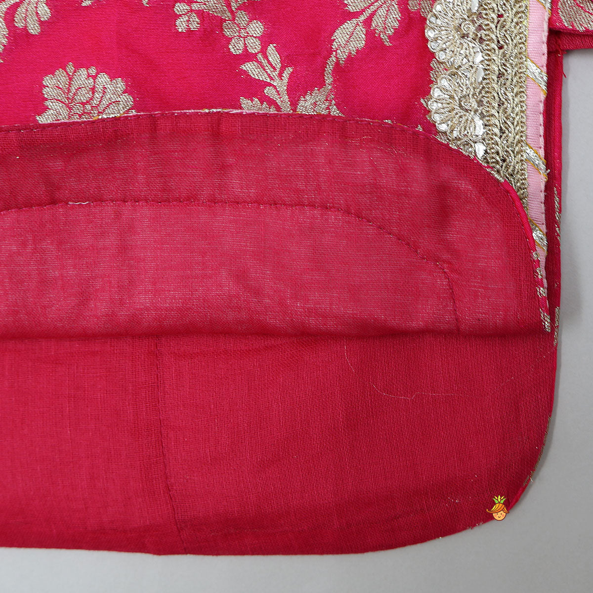 Brocade Top And Contrasting Sharara With Dupatta
