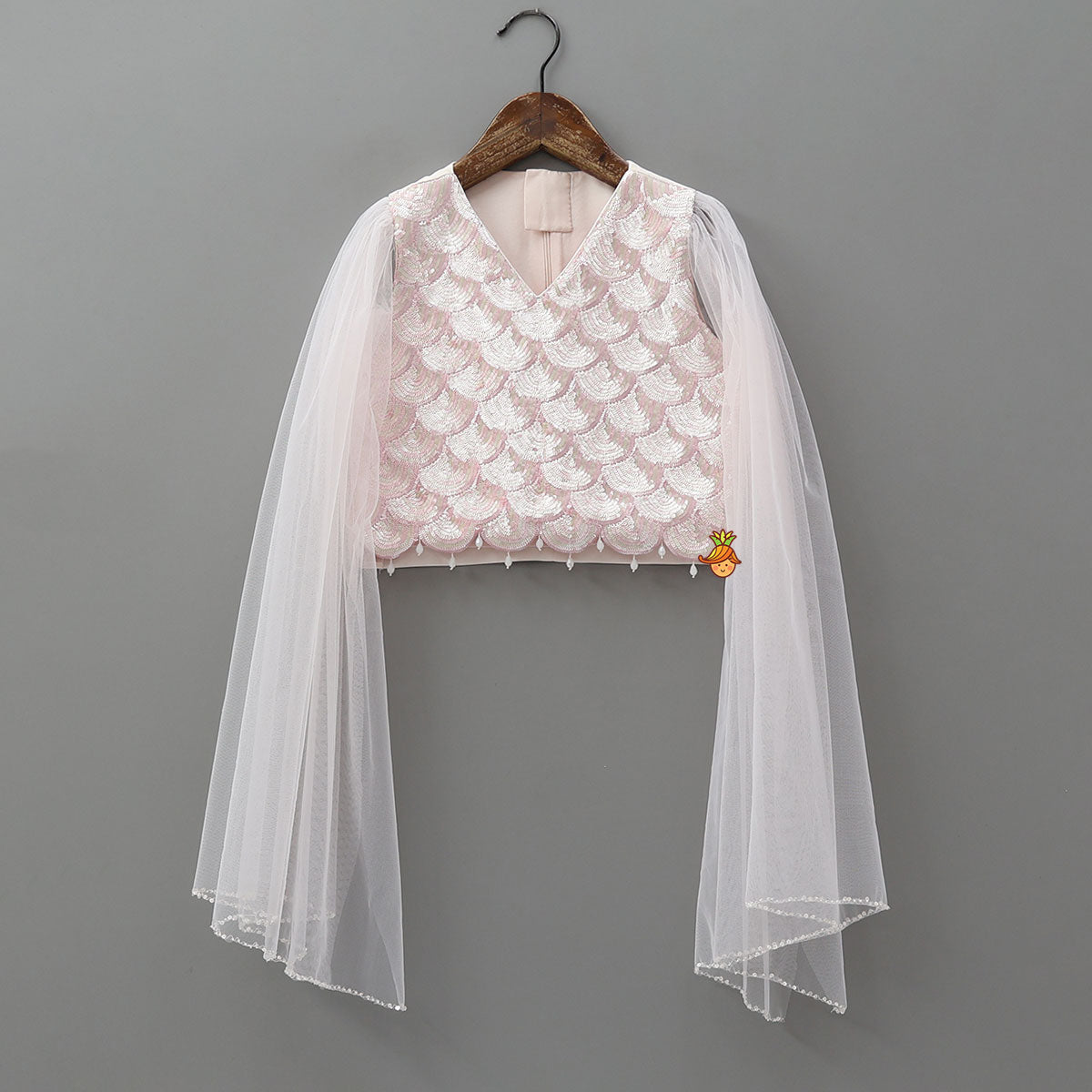 Heavy Sequin Embroidered Stylish Top And Lehenga