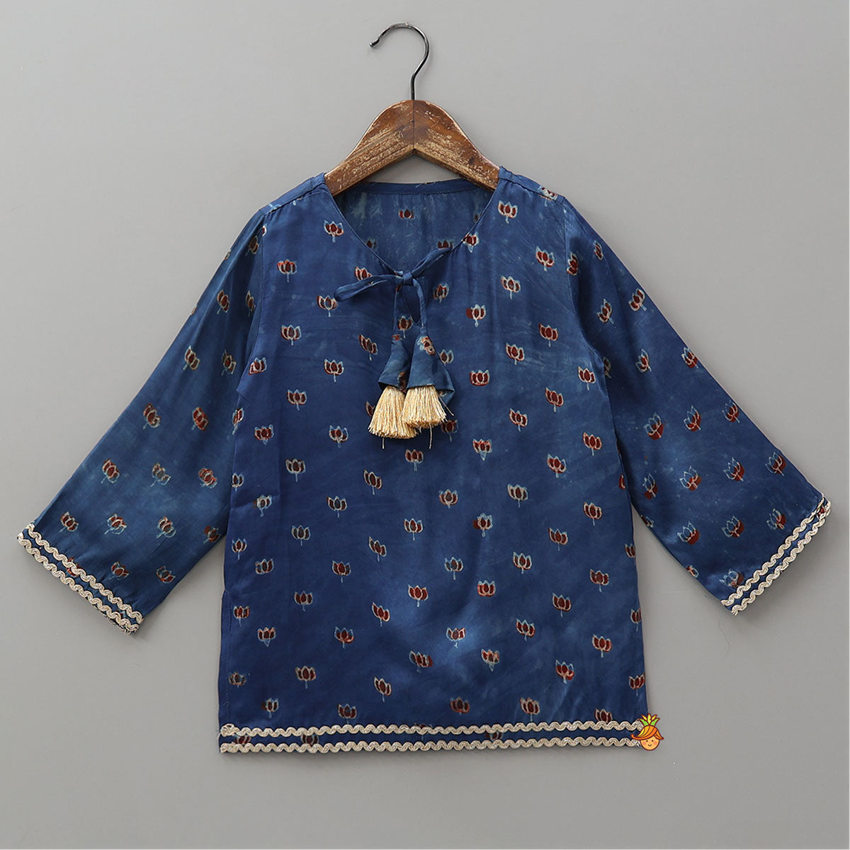 Floral Booti Printed Kurti And Salwar