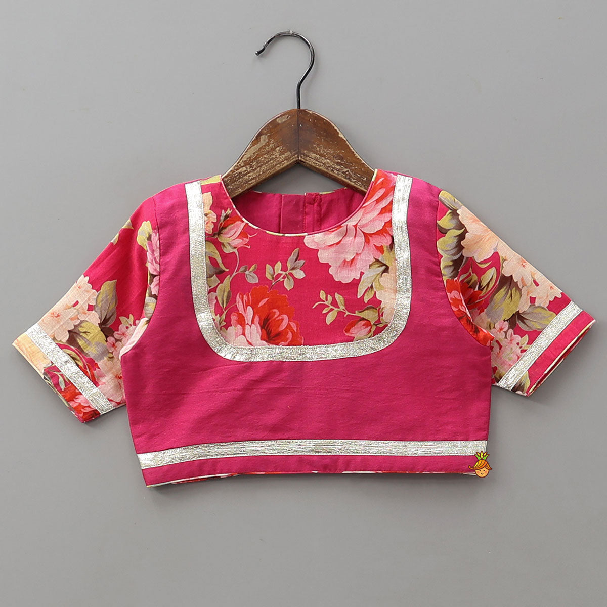 Floral Charm Top And Lehenga With Dupatta