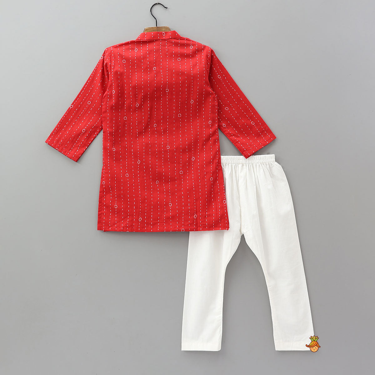 Applique Work Kurta And Pyjama
