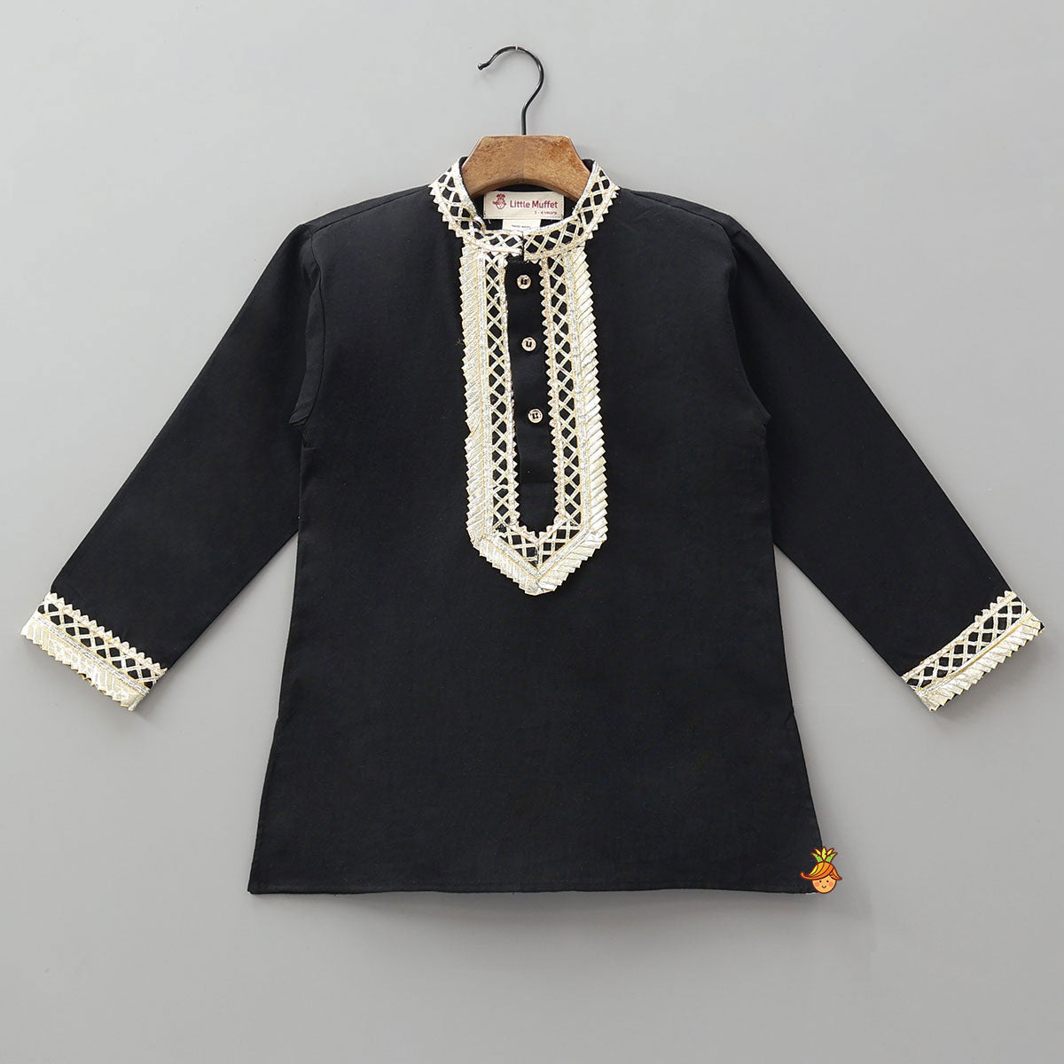 Gota Lace Embellished Kurta And Pyjama