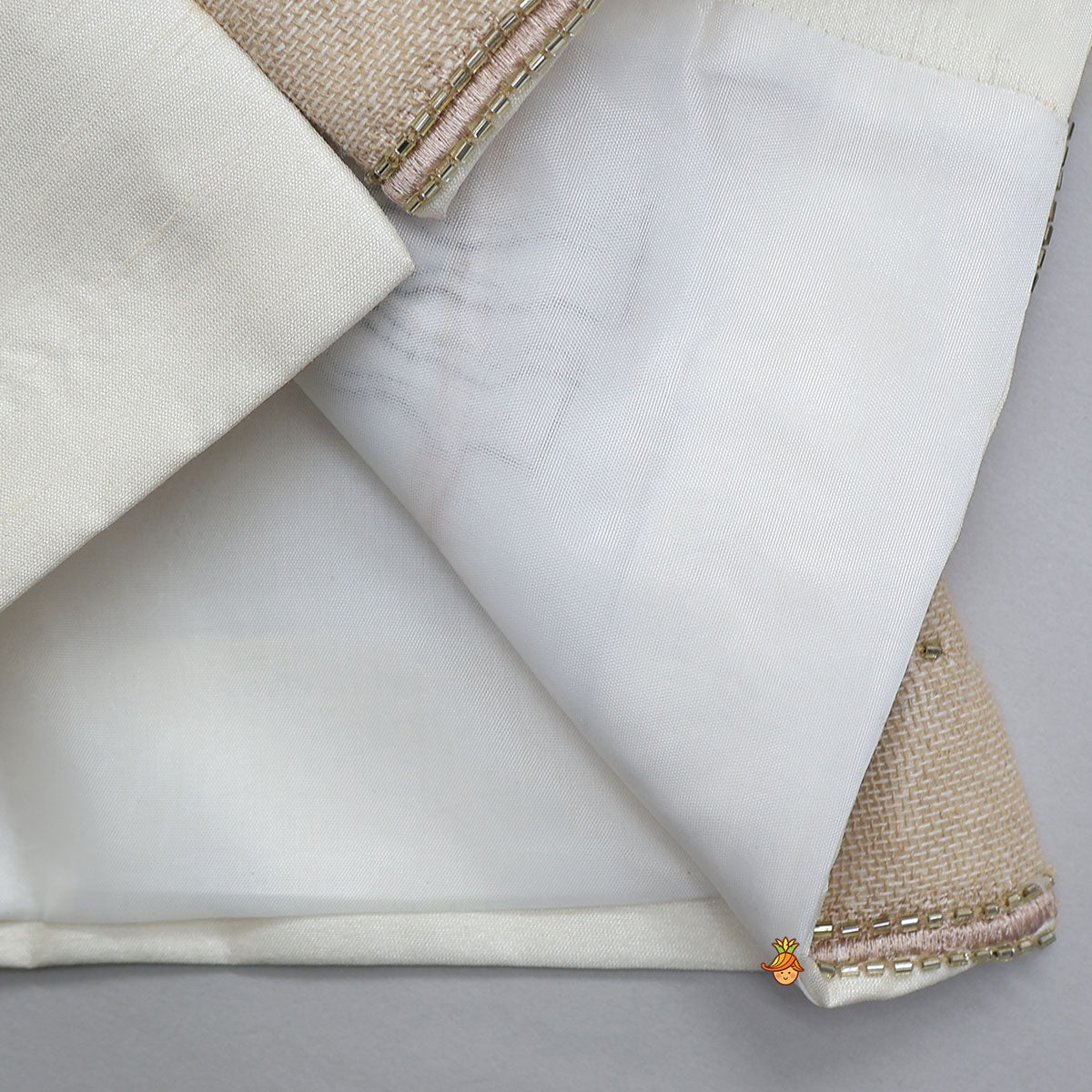 Ethnic Kurta With Embroidered Jacket And Pyjama