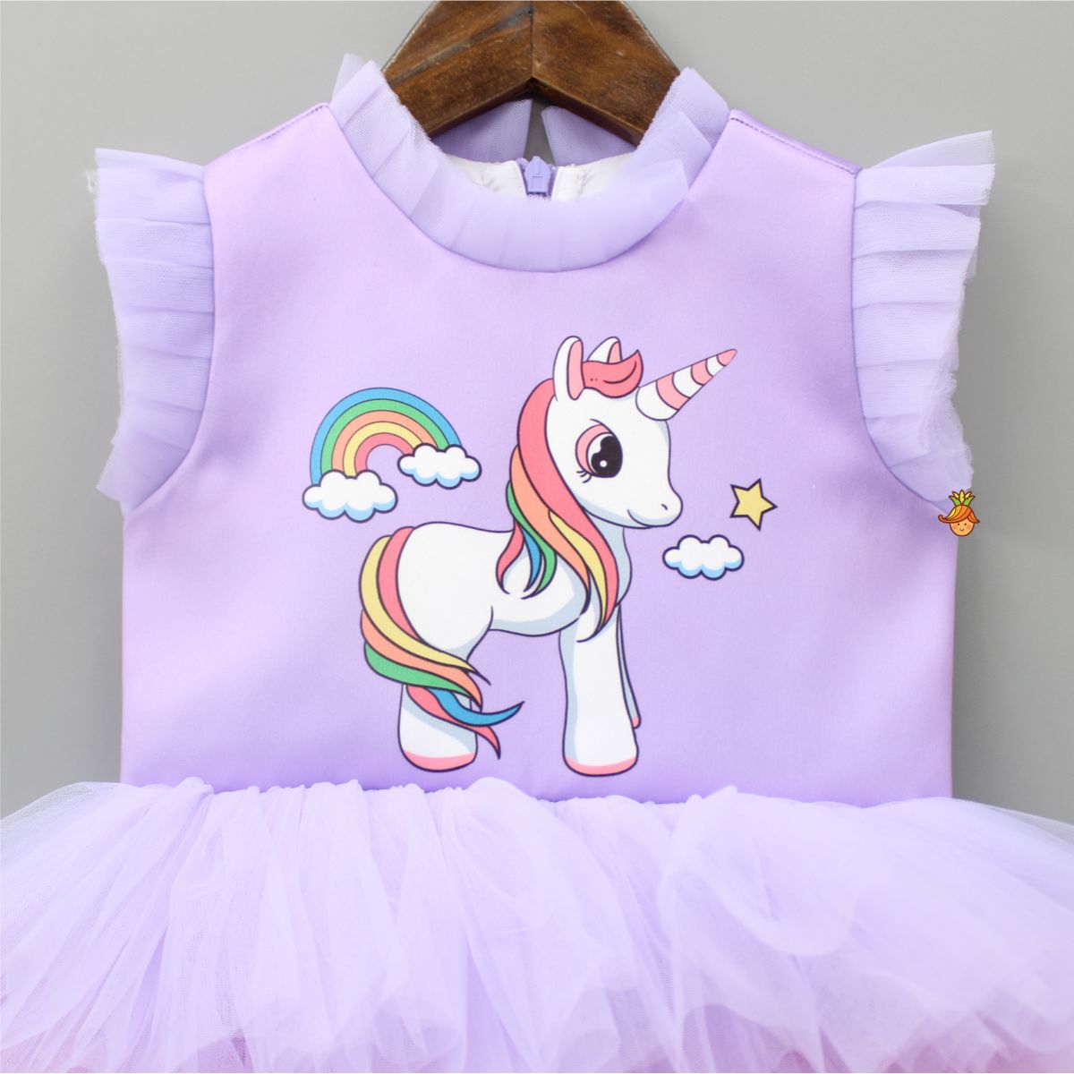 Purple Rainbow Unicorn Dress