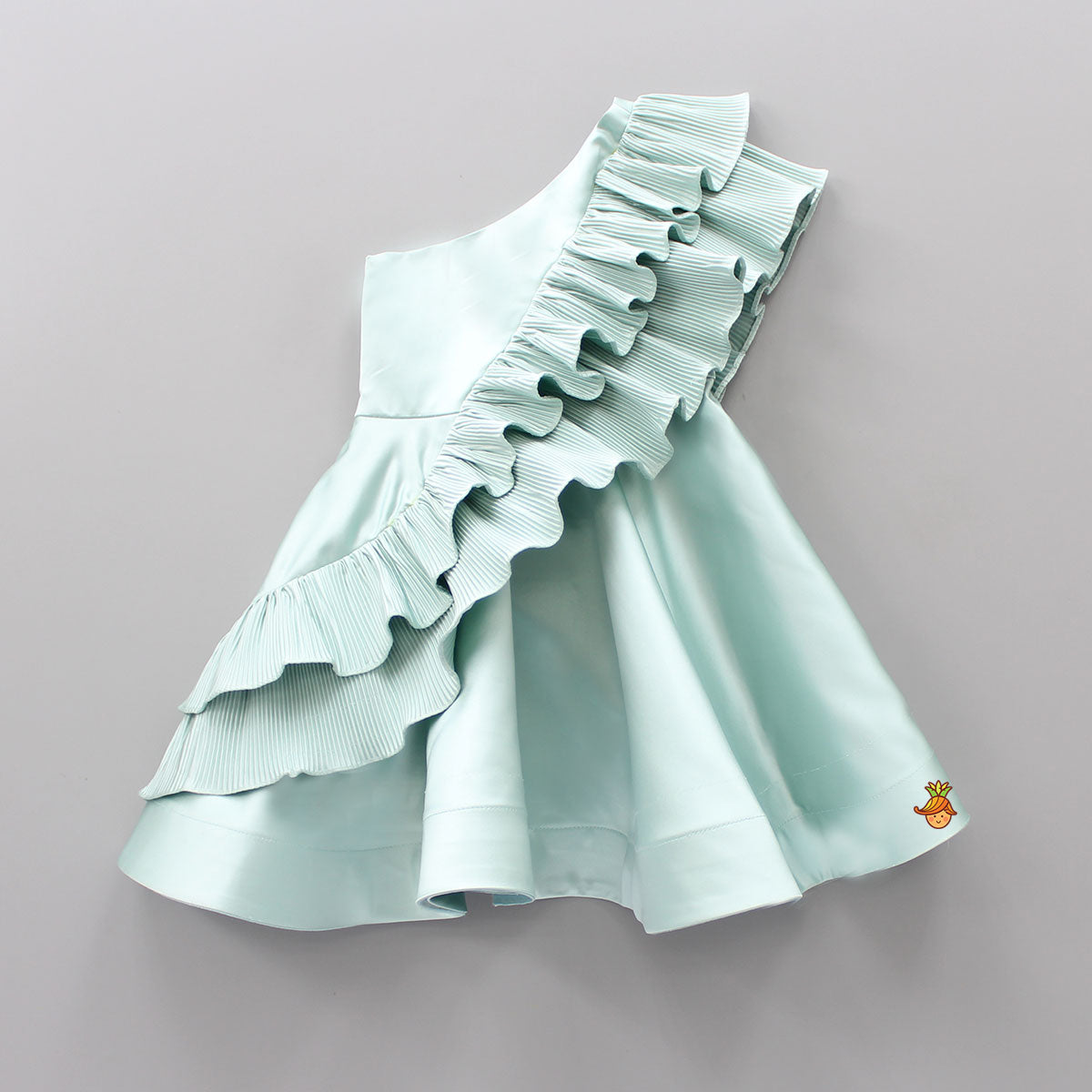 Stunning Pleated Ruffled Dress