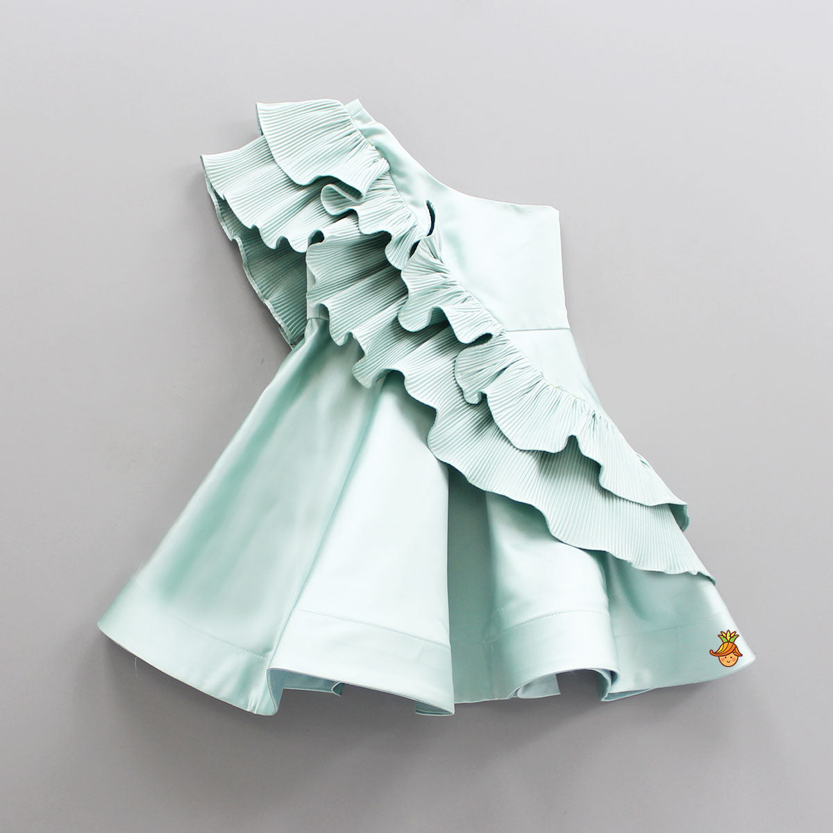 Stunning Pleated Ruffled Dress