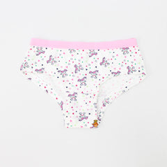 Unicorn And Stripe Print Underwear - Set Of 3