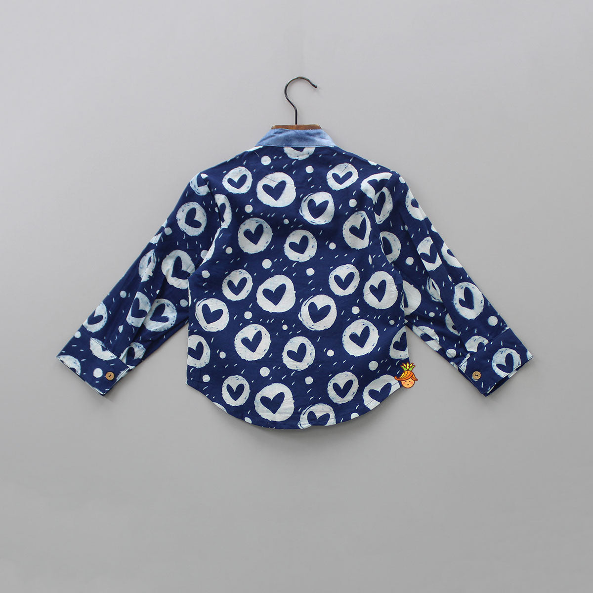 Heart Printed Shaded Shirt