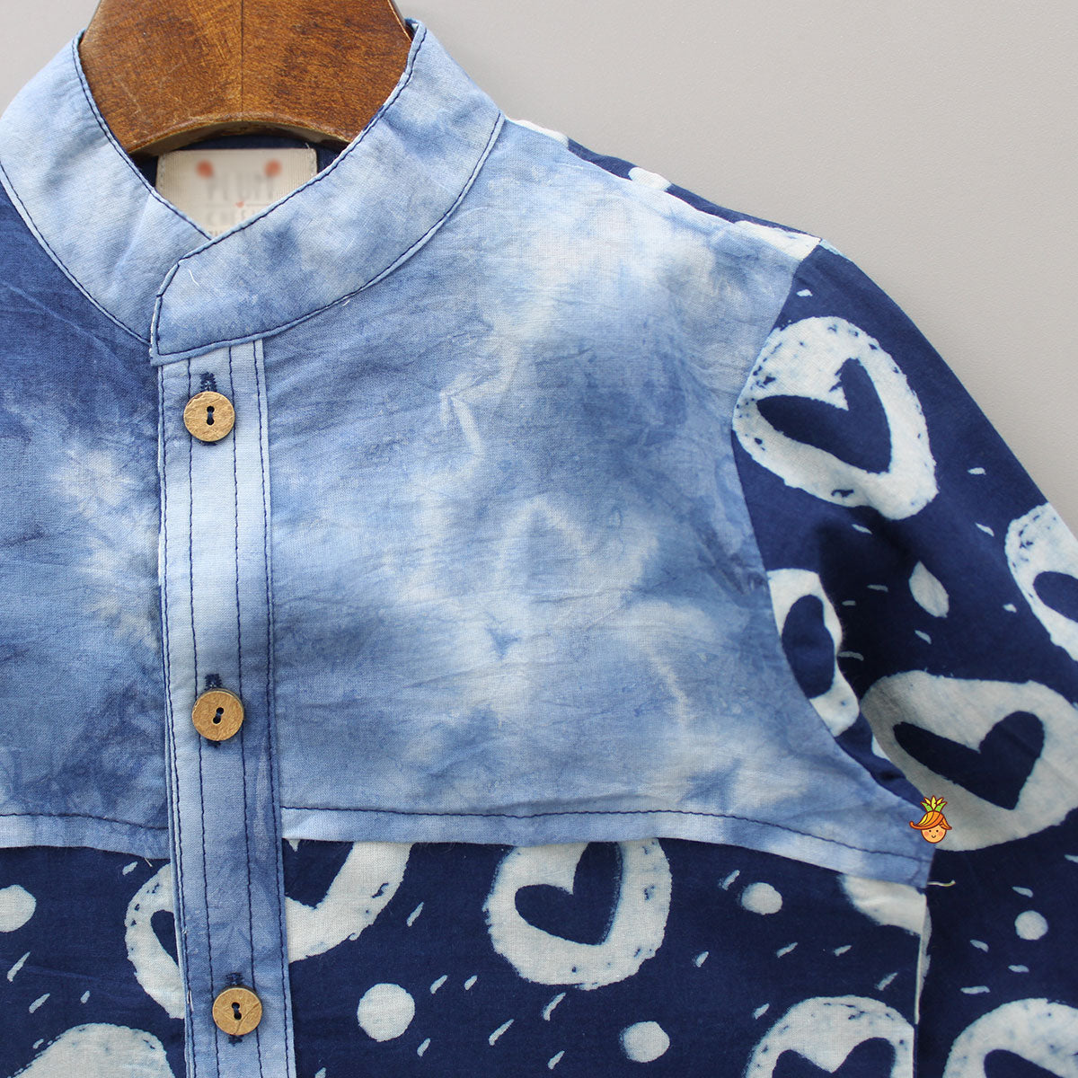 Heart Printed Shaded Shirt