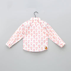 Pre Order: Neon Pink Hot Air Balloon Print Shirt