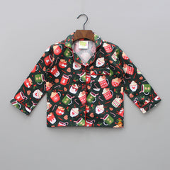 Pre Order: Lovely Christmas Dessert Printed Sleepwear
