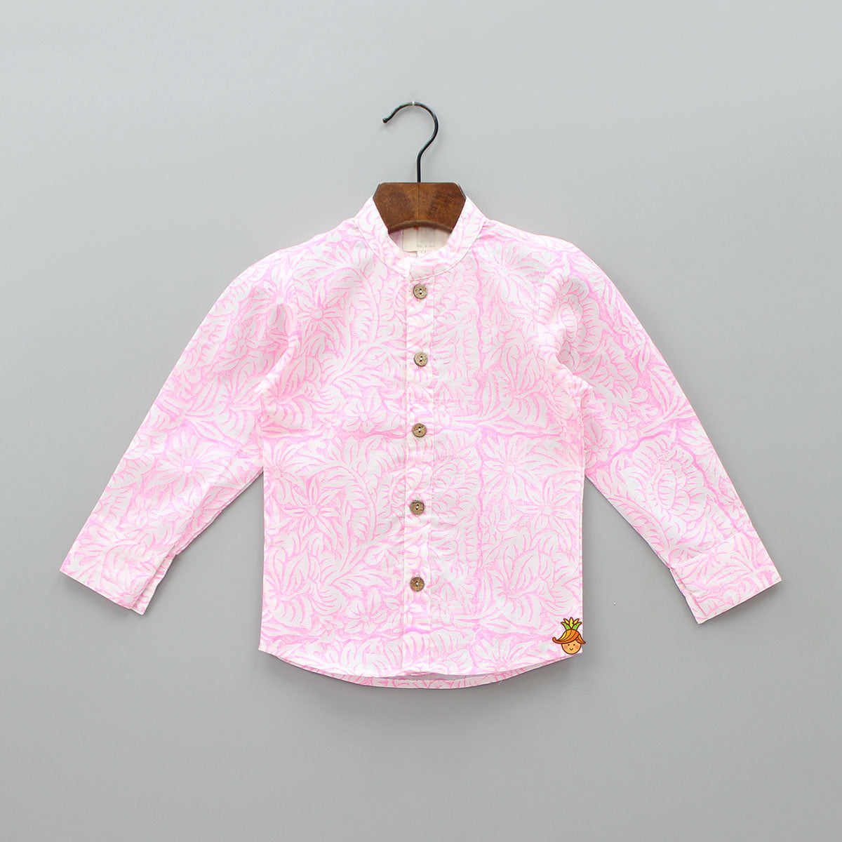Tropical Leaves Printed Shirt