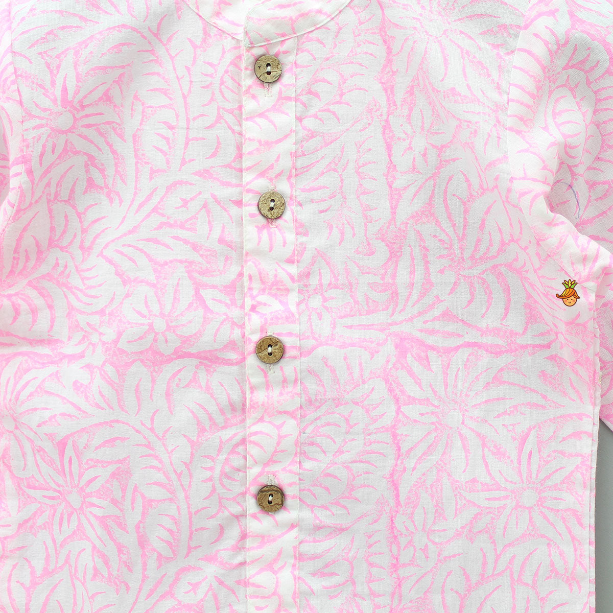 Tropical Leaves Printed Shirt